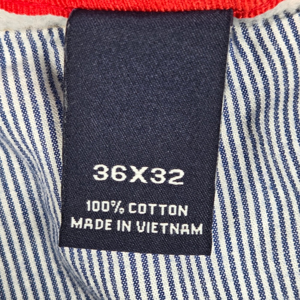 Cremieux Mens Khaki Chino Pants 36x32 Straight Leg Cotton Tan 26192 - Picture 4 of 7